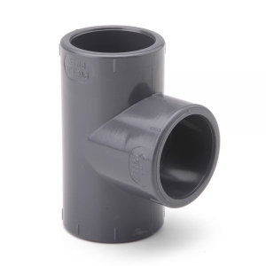 PVCu Tee 90° Plain 1 1/2"