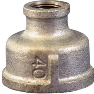 Galvanised Malleable Iron Threaded Reducing Socket 2" X 1/2" NB