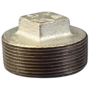 Galvanised Malleable Iron Plain Plug (Hollow) 2 1/2" NB