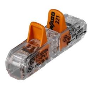 Wago Inline Splicing Connector with Lever (pack of 20)