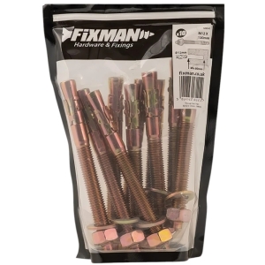M12 X 130mm Through bolt (pack of 10)