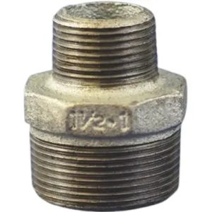 GALV-HEXAGON REDUCING NIPPLE