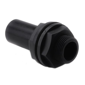 PVCu Tank Connector Plain x Threaded 3"