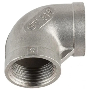 Stainless Steel 316 90 Elbow  BSP Threaded 1/4"